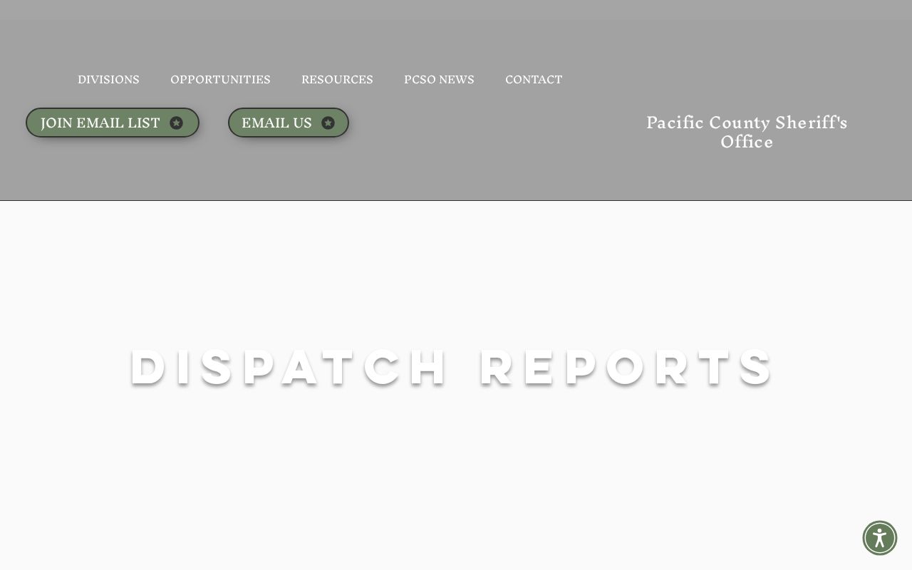 Pacific County official dispatch-report record archive